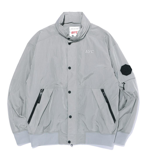 Бомбер UFC UT Gloss Light Grey U1JKT1105LG