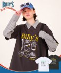 메인부스(MAINBOOTH) Billys Cooking Book T-shirt(CHARCOAL)