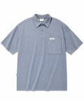SP 오버 핏 PK 셔츠-스카이 블루