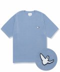 ANGEL WAPPEN SHORT SLEEVE KNIT DEEP BLUE