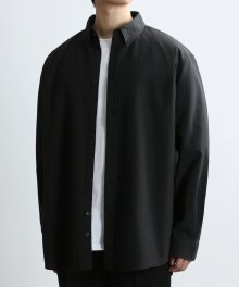 OVER WELL OXFORD SHIRTS (Black)