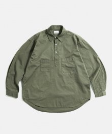 Pullover Work Shirts Olive