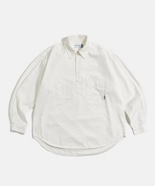 Pullover Work Shirts Off White