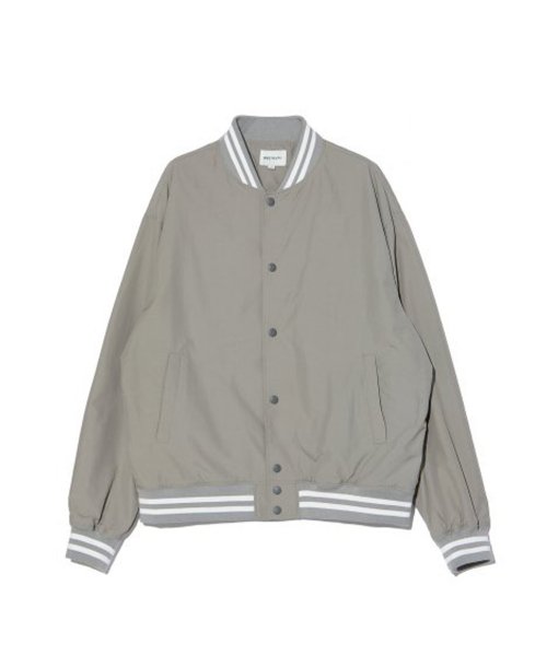 Nylon varsity jacket (L.Grey)