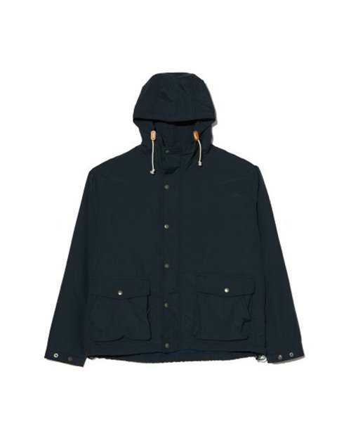 Light shell short parka (Navy)