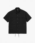 TASLAN UTILITY SHIRTS-BLACK