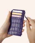 앤오즈(ANODDS) PLATTE CROC zipper wallet 7 color