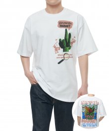 그로우스 마켓 티셔츠 - 화이트 / 399000991-WHT