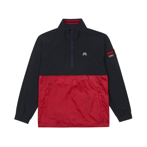 Color block anorak jacket_Navy (Men)
