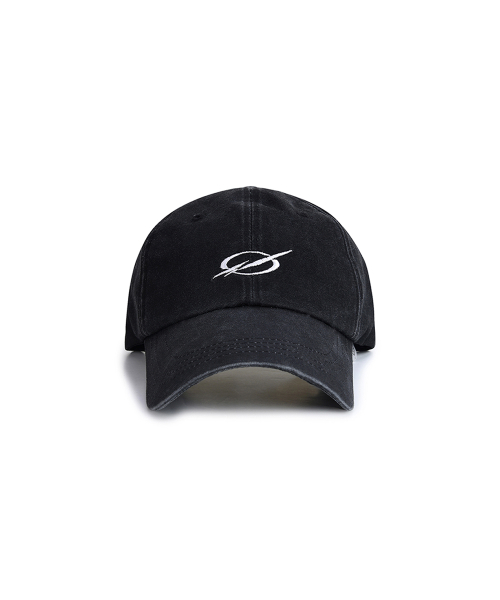 WASHED LOGO CAP - BLACK