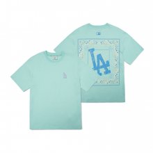 페이즐리 백로고 반팔 티셔츠 LA (L.Mint)