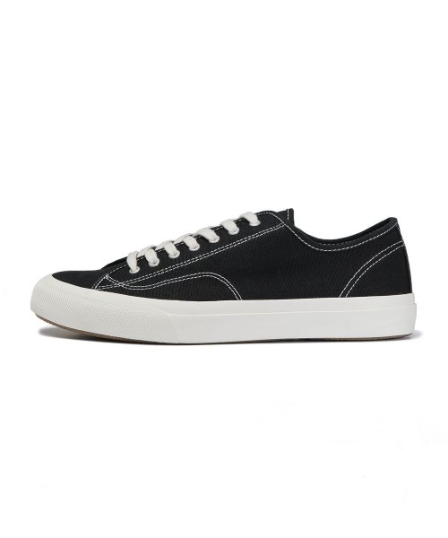 MUSINSA | MUSINSA STANDARD CANVAS VULCANIZED SNEAKERS_BLACK