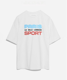 PARIS SPORT T-SHIRT (WHITE - BLUE)