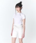인프랩(INPREP) Crystal Monogram T-shirt White