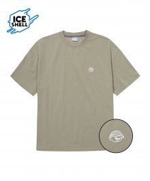 MCC CENTER LOGO ICE SHELL T-SHIRTS_OVER FIT_OLIVE