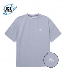 MCC CENTER LOGO ICE SHELL T-SHIRTS_OVER FIT_GREY