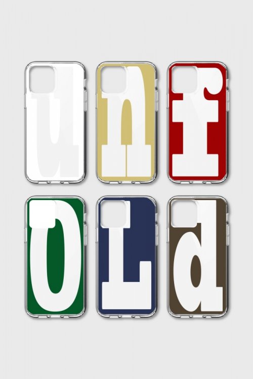 Alphabet jelly case (6colors)