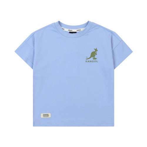 캉골키즈(KANGOL KIDS) 백 포인트 그래픽 티셔츠 OB 0010 라이트 블루 - 사이즈 & 후기 | 무신사