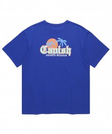 SUNSET BEACH SS TEE BLUE(CV2CMUT509A)