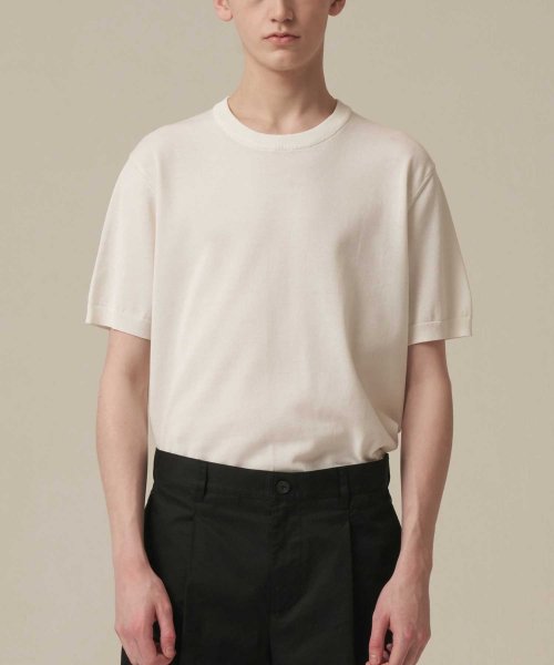 더블유엠씨(wellmadecom) 워셔블 니트 라운드_IVORY