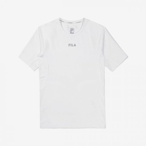 휠라스튜디오(FILA STUDIO) 퍼포먼스 베이스 레이어 반팔 티셔츠(FS2ITE1201MWHI) - 69,000 | 무신사 스토어