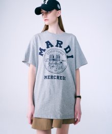 UNISEX TSHIRT NOTRE DAME_GREY NAVY