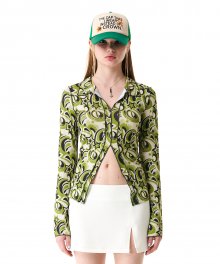 Milky Way Printed Shirt Green