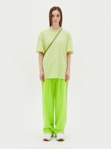 MATIN SYMBOL ONE TUCK SWEATPANTS IN LIME
