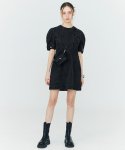 마조팩토리(MAJO FACTORY) Denim Mini Dress [Black]