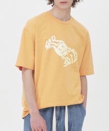 sadsmile embossing short-sleeved shirt_CQTAM22412ORX