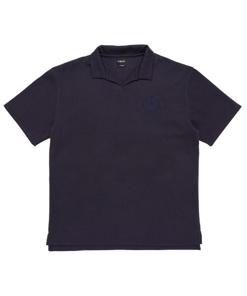 Open collar PK_navy
