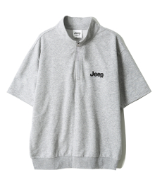 Half Zip-Up M-Logo Classic T-shirt  (JN5TSU170MG)