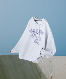 [WOODZ X AMES]WORLDWIDE FOX HOODIE_GY