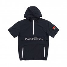 Half Zip-Up Hoody Anorak Jacket_Navy (Men)