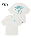 커버낫(COVERNAT) 오션 서클 C 티셔츠 화이트