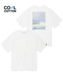 커버낫(COVERNAT) 오션그램 티셔츠 화이트