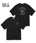 커버낫(COVERNAT) 비치 팜트리 티셔츠 블랙