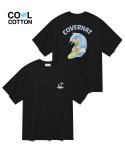 커버낫(COVERNAT) 드로잉 서퍼맨 티셔츠 블랙