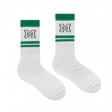 Logo Line Point Socks_Green (Men)