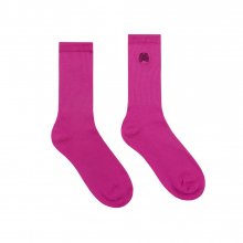 Color Solid Socks_Deep Pink