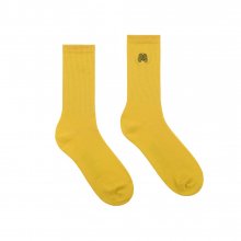 Color Solid Socks_Yellow