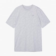 7I35304 남성 마운틴 자가드 반팔 라운드 티셔츠