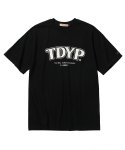 테디팝() TDYP 빅로고 반팔 티셔츠 [BLACK]