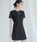 어반드레스(AVANDRESS) tweed Mini Dress-black