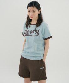 RCP REORG LOGO SHORTS BROWN