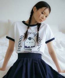 RCP ADORABLE MACARON T-SHIRTS WHITE