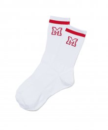 MARKM SYMBOL SOCKS RED