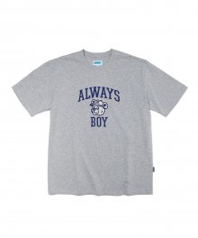 ALWAYS BOY BEAR T-SHIRTS MELANGE GRAY