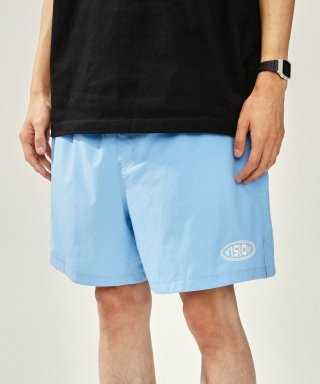 비전스트릿웨어(VISION STREETWEAR) VSW D-Logo Shorts Sky Blue 상품 이미지