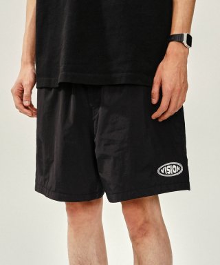 비전스트릿웨어(VISION STREETWEAR) VSW D-Logo Shorts Black 상품 이미지